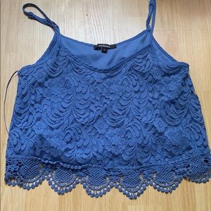Lace crop top